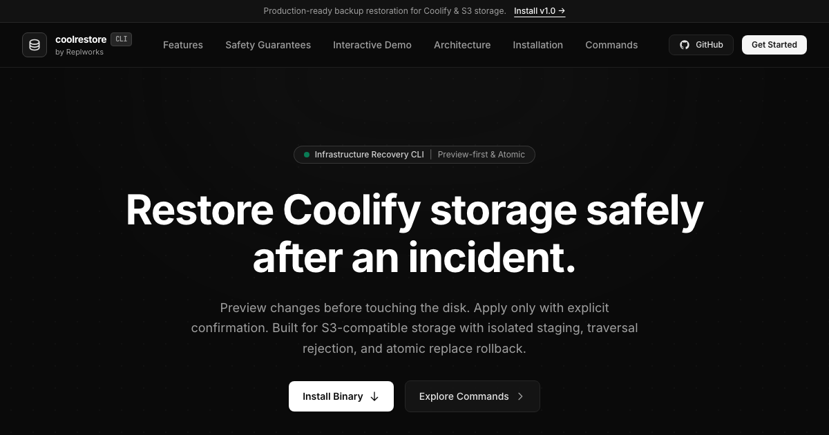 Cool Restore OG 이미지